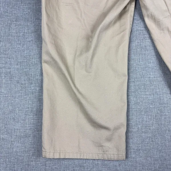 Lauren Ralph Lauren Capri Pants Womens 8 Beige Twill Relaxed Crop Pockets Casual - Image 13
