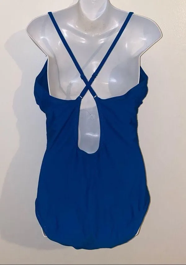 Christina (Maillots) 1 piece Blu-Blue Swim Suit Size XL NEW - Image 7