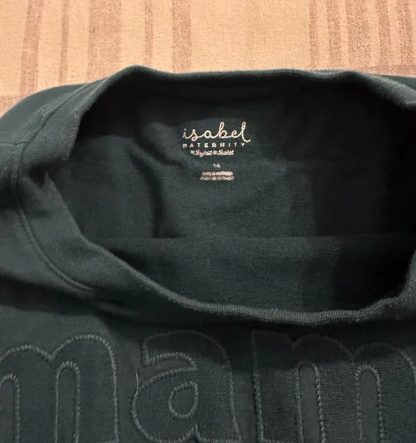 Isabel Maternity Crew Neck Sweater - Image 2