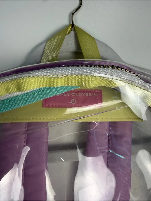 Stoney Clover Lane x Target Transparent Clear & Lavender Backpack - Image 7