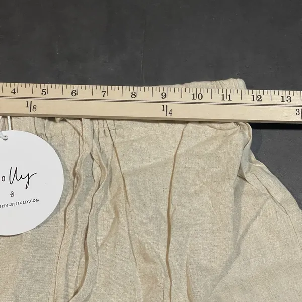 Princess Polly‎ Shorts Womens Size 4 High Waisted Mom Shorts Tan F-58 - Image 6