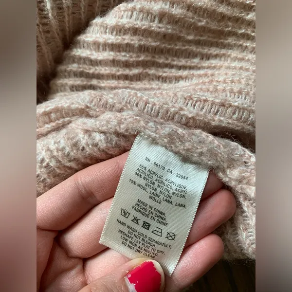 Sleeping in the snow pink cardigan small Anthropologie - Image 5