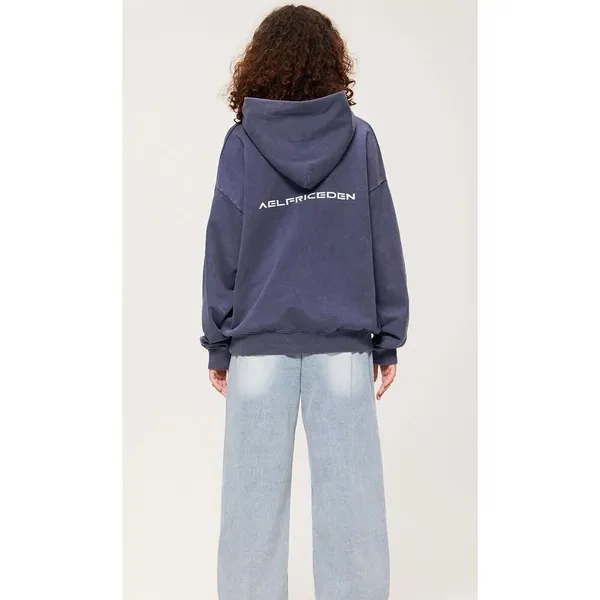 Aelfric Eden Blurring Star Washed Oversized Hoodie With Pockets NWT Large - Image 3