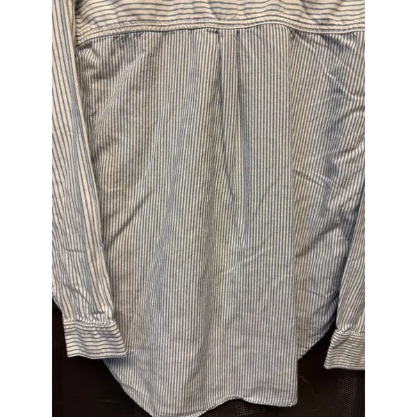 American Eagle Women's Top Button Up Shirt Small Boyfriend Fit Preppy Academia - Image 10
