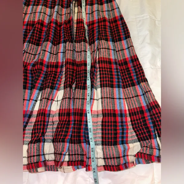 Vintage Plaid Women's Skirt Size 2 - Image 4