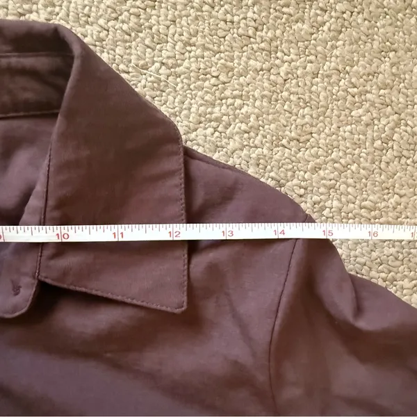 NWT Retro Stage Brown Women's button down Size 4 - Image 7