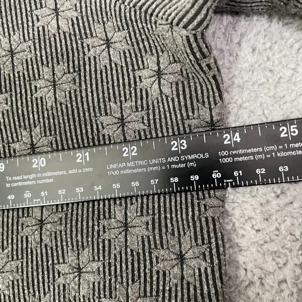 Woolrich Top Womens 2XL Charcoal‎ Floral Casual Long Sleeve Pullover - Image 7