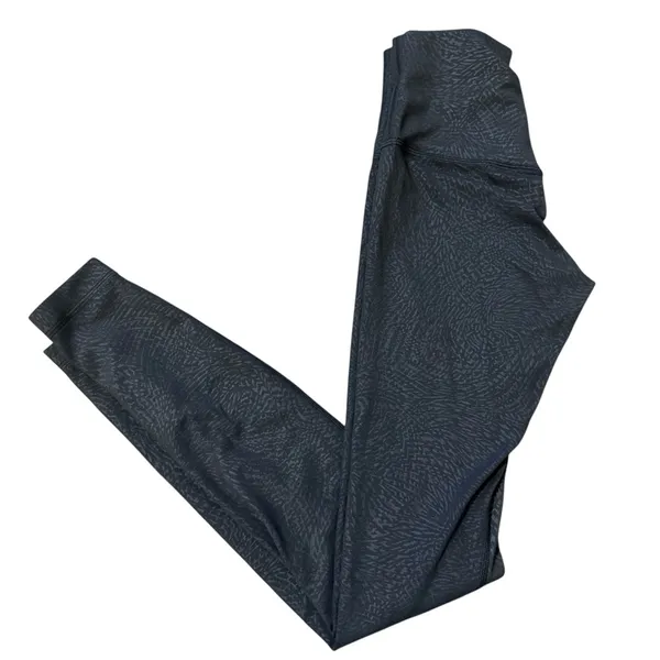 Lululemon Align High Rise Black Emboss Leggings - Image 7