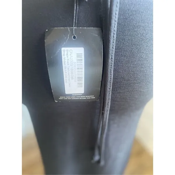 NWT Pretty Little Thing long maxi skirt Textured chain details Black Size 4 - Image 9