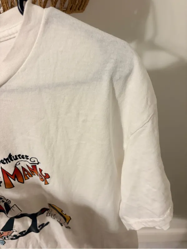 Gildan White The Grim Adventures of Billy & Mandy Graphic Tee - Image 5