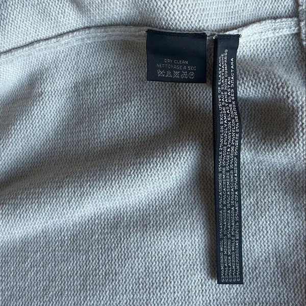 Ralph Lauren Black Label Merino Wool Angora Blend Knit Zip Up Collared Sweater - Image 10