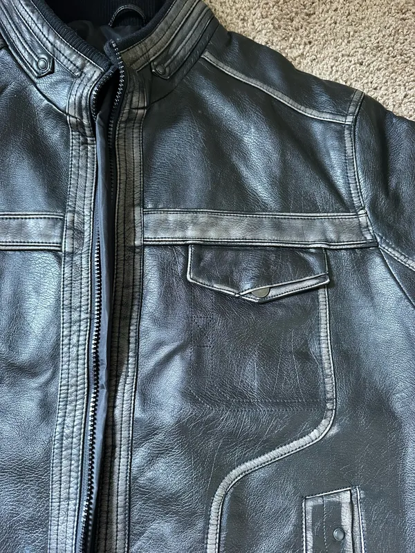 INC Leather Jacket - Image 2