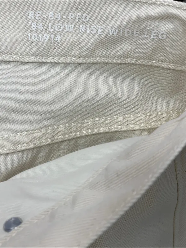 J.Crew ‘84 Low Rise wide-leg Jeans in Ecru - Image 4