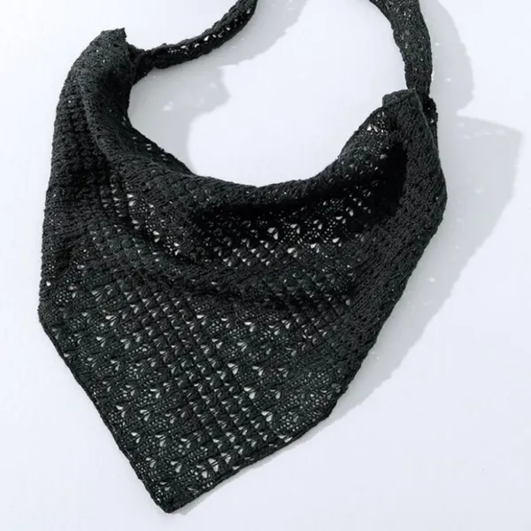 Kerchief Head Band #181 Black - Image 2