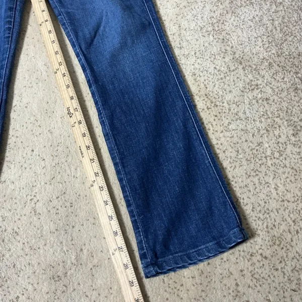 Mother The Rascal Straight Leg Jeans Womens 29 Blue Clean Sweep Mid Rise Denim - Image 6