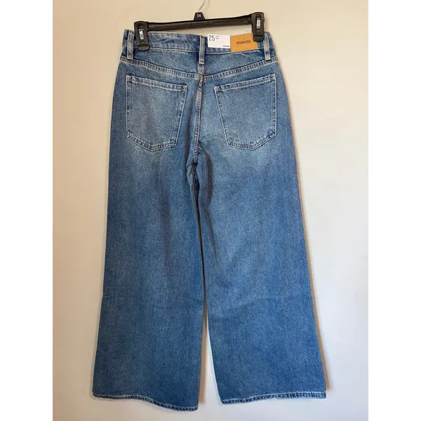 New RSQ Low Rise Baggy Jeans Light Wash Women’s Size 25 Y2K - Image 3