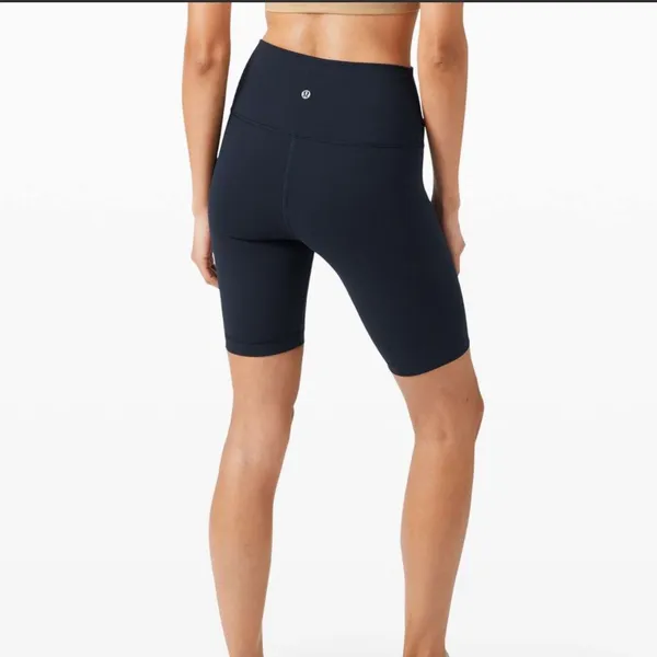Lululemon Wunder Train High Rise‎ Short 8" True Navy size 2 - Image 2