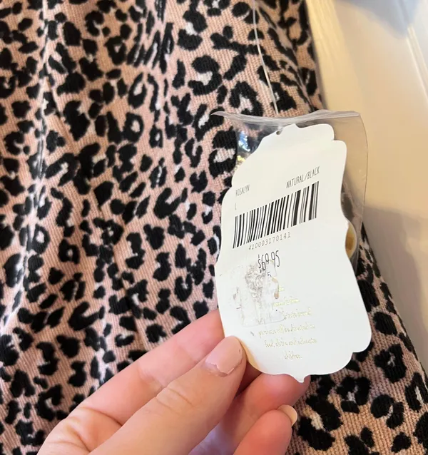NWT Altar’d State Rosalyn Animal Print Button Front Dress - Image 5