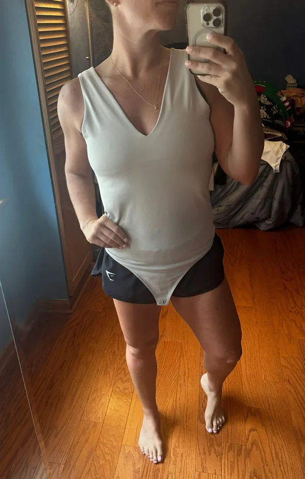 Abercrombie Cream Bodysuit - Image 2