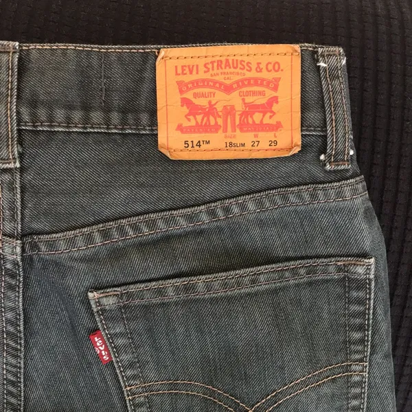 Levi’s 514 jeans 18 slim 27W 29L Straight Leg - Image 5