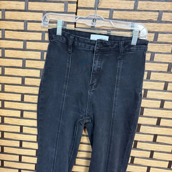 Vervet Black Flared‎ Leg Jeans Size 26 - Image 3
