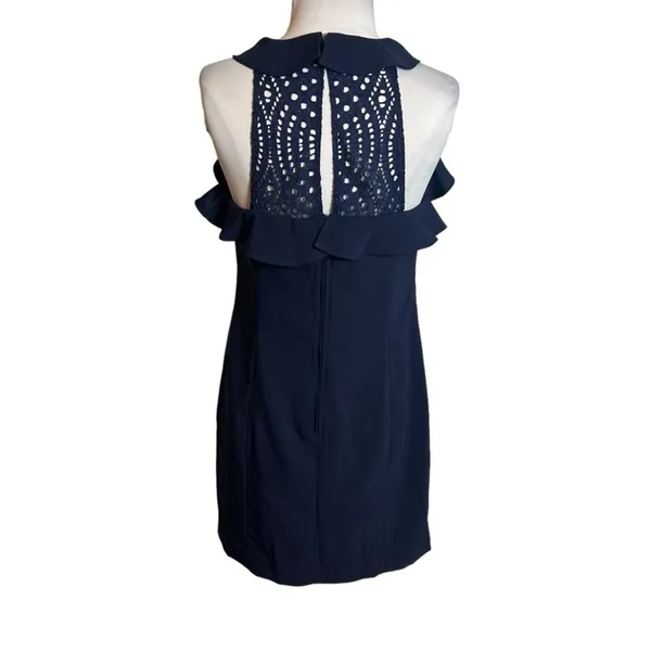 NWT Lilly Pulitzer Britnee Stretch Shift Dress True Navy‎ SZ 4 - Image 6