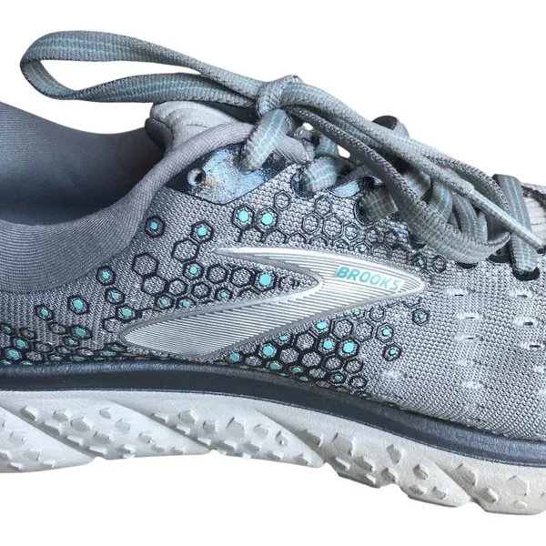Brooks Glycerin 17 Running Shoes Gray Aqua Women’s Size 8 Sneakers - Image 6