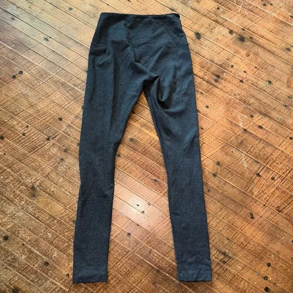 Lysse gray patchwork shapewear high rise L workout leggings - Image 3