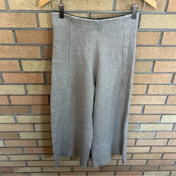 Some Others Thick Wide Leg Beige/Grey Casual Pants - Image 2