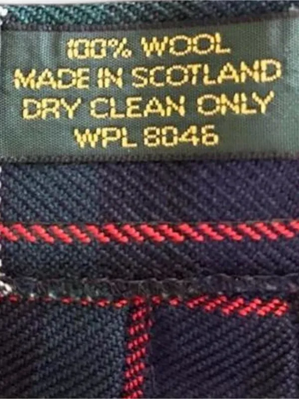 Charter Club Green & Navy Plaid Tartan Pleated Skirt 100% Wool - Image 3