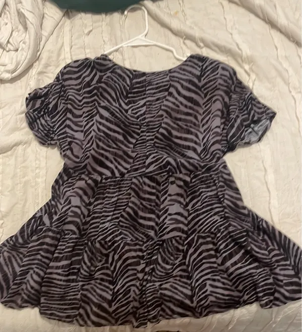 Palmetto Moon zebra print top - Image 2