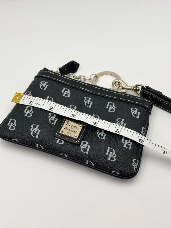 Dooney & Bourke‎ Black Logo Wristlet with Detachable Strap - Image 5