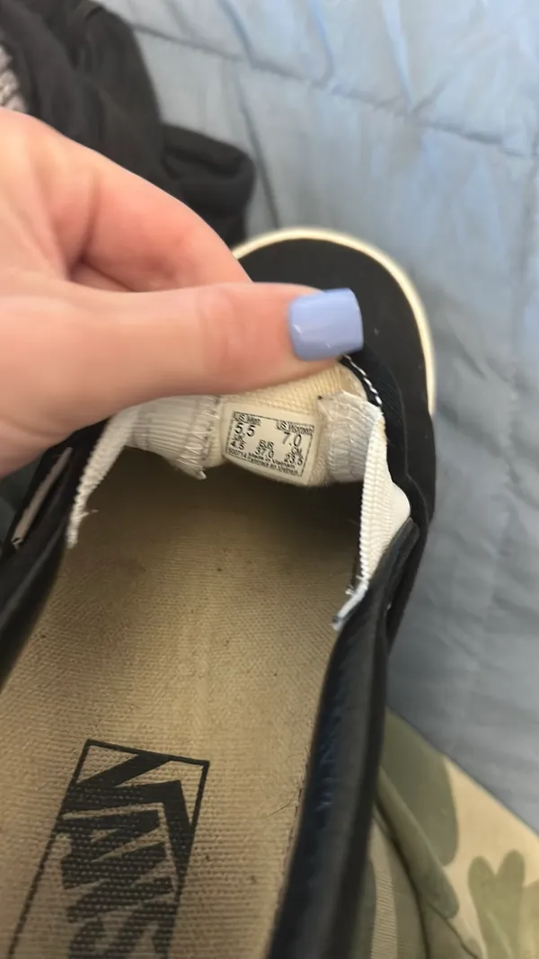 Black Vans Slip-On Women’s - Image 3