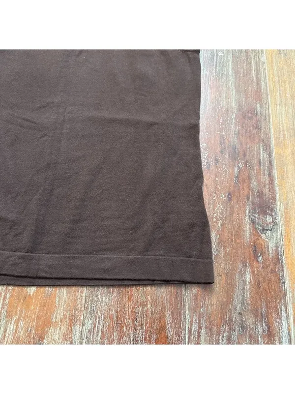 Charter Club NWT Cocoa Bean Brown Knit Shell Tank Top - Size Medium Minimalist - Image 4