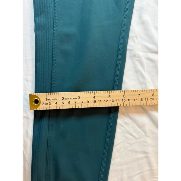 Mondetta Performance Luxury Green Ribbed Side Pocket‎ Leggings Womens XL - Image 5