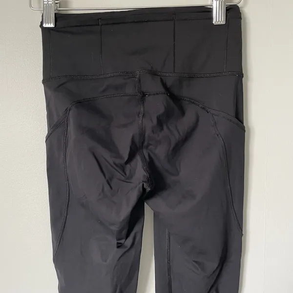 Lululemon Swift Speed High Rise Tight Leggings Black Athletic Activewear Size 2 - Image 4