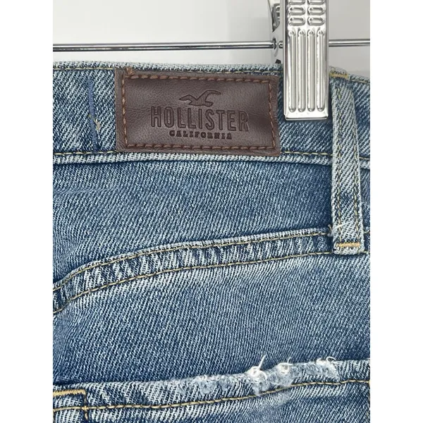 HOLLISTER California Ultra high-rise Dad blue jeans,‎ Size 00R 23x31 Q0001 - Image 5