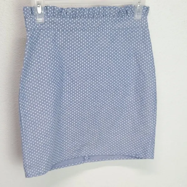 Re-named Polka-dot Skirt & Blue Cropped Top Set Size S‎ - Image 3