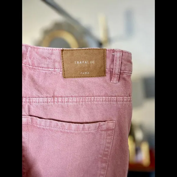 Zara Trafaluc Denimwear Size 10 Women’s Jeans - Pink Color - Image 3