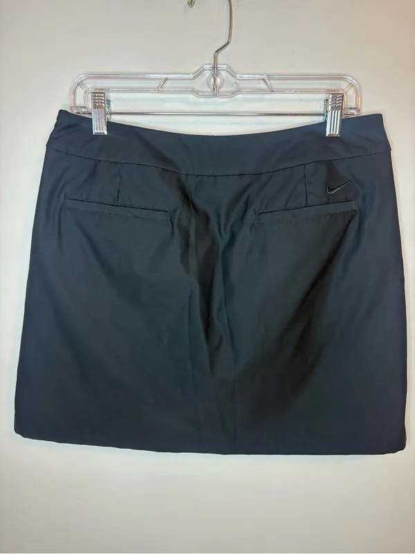 Nike Golf Dri-FIT Black Skort Women’s Size 8 M Built In Shorts Pockets - Image 2