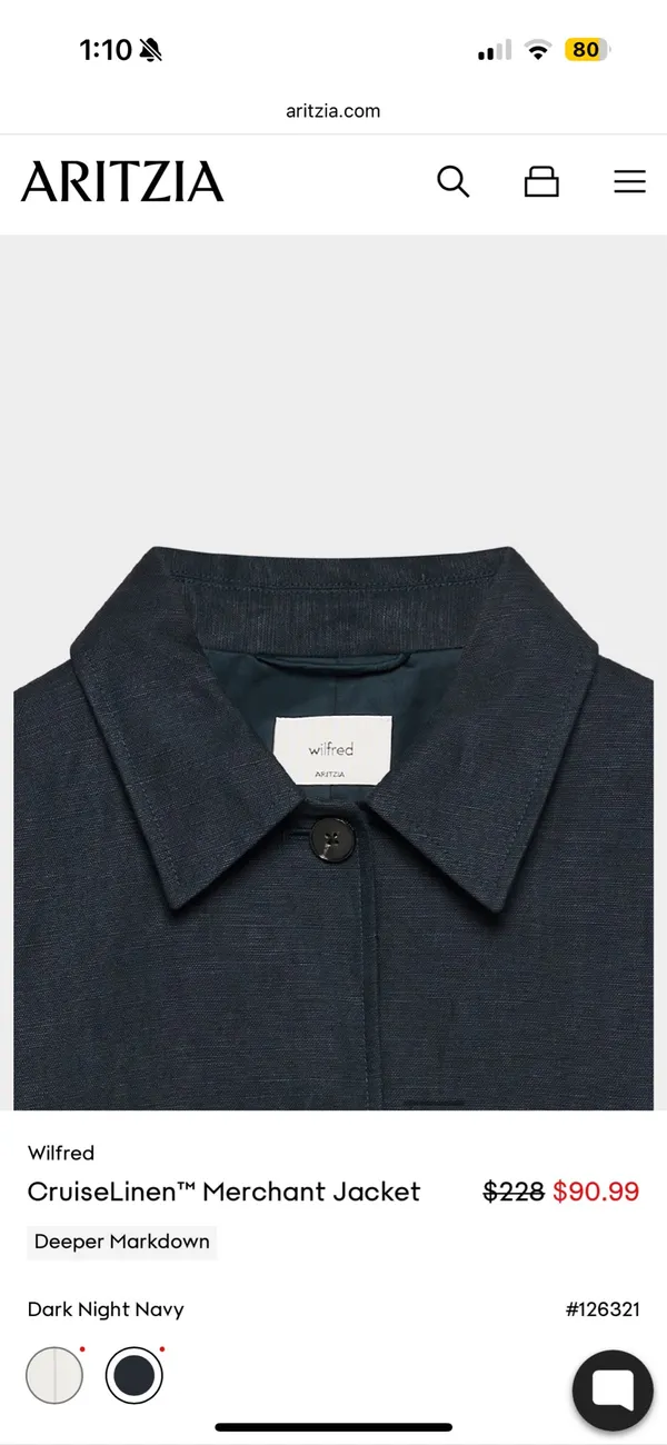 Aritzia Wilfred Cruiselinen™ Merchant Jacket - Image 8