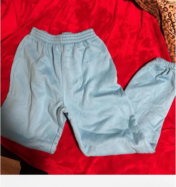 Amazon blue hoodie sweatpants matching lounge set - Image 3
