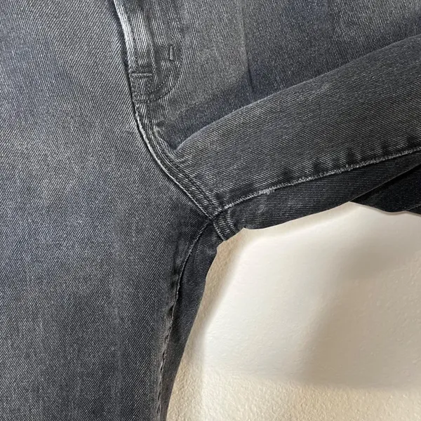 Sunday Best Aritzia Womens Black High-Waisted Straight Leg Jeans Size 29 - Image 8