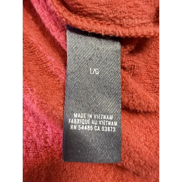 Aerie Coral 1/4 Zip Sweater W/ Kangaroo Pockets Sz L D42 Fall Cottage Festival - Image 4