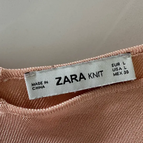 Zara Women’s large knit strapping tank top - Image 4