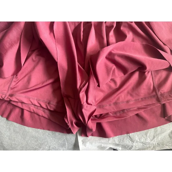 Procadmus Women Flowy Athletic Shorts Pink Smocked Waist Built-in Liner Size L - Image 2