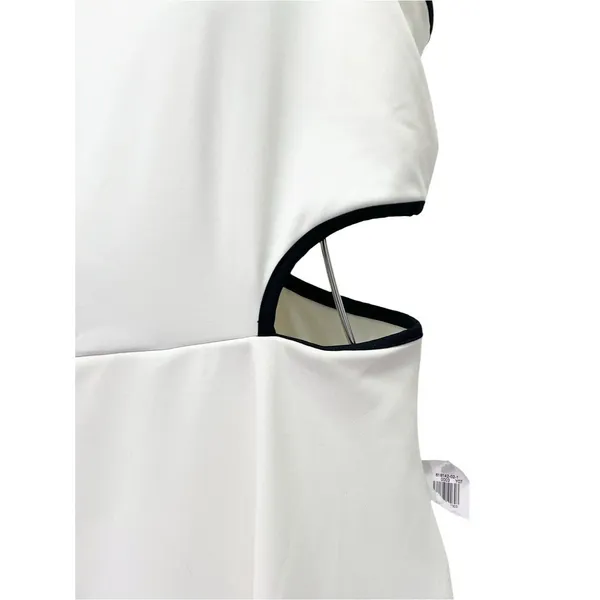 NWT Old Navy PowerSoft Athletic Dress L White Cutout Shelf Bra Active Tennis - Image 5