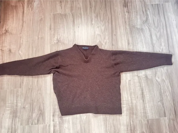 Hart Schaffner Marx wool sweater Brown Size M - Image 2