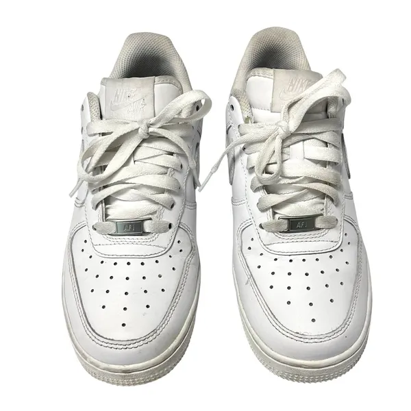 Nike Air Force 1 Low Athletic Lifestyle Shoes Sneakers Women’s Size 7 White Y2K - Image 3