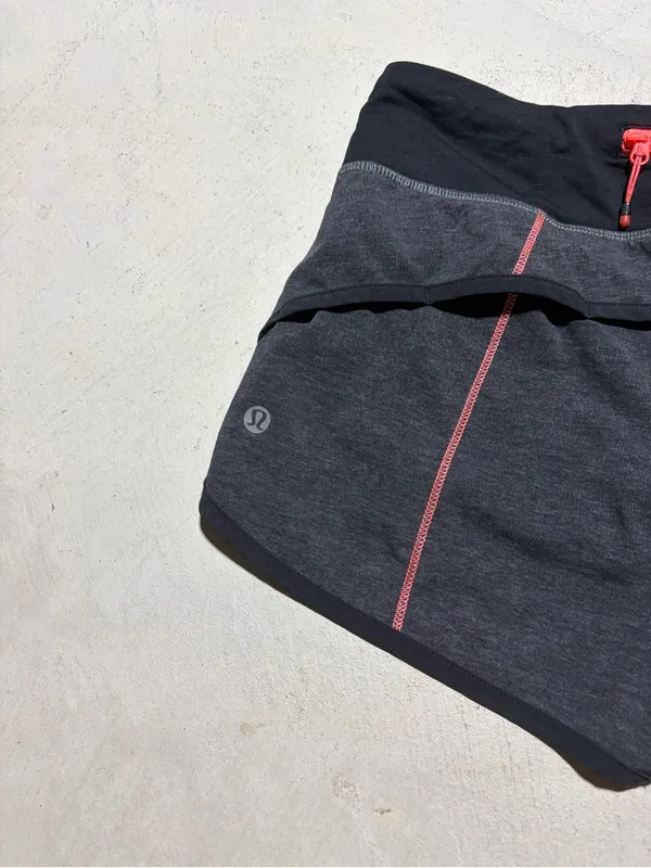 Lululemon grey Black Performance Running Shorts 6 - Image 3